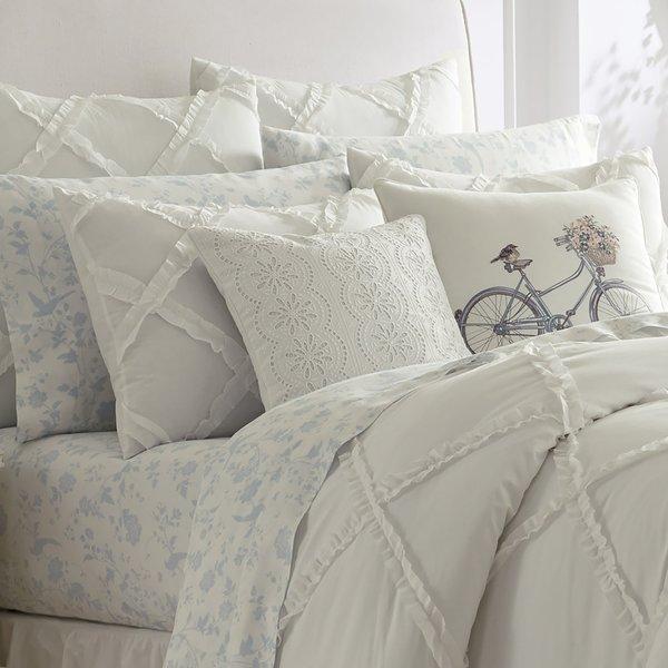 Adelina Ruffle Cotton Duvet Set - King