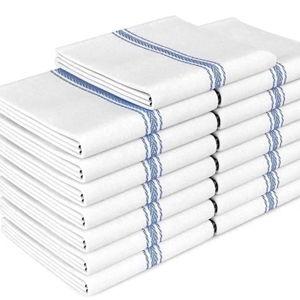 Classic Restaurant Cotton Dish Towels in Blue | Zeppoli