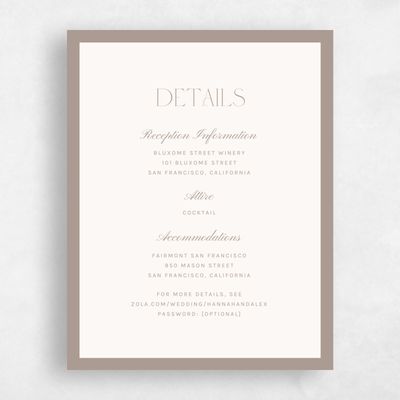 Beige Wedding Enclosure - Jet