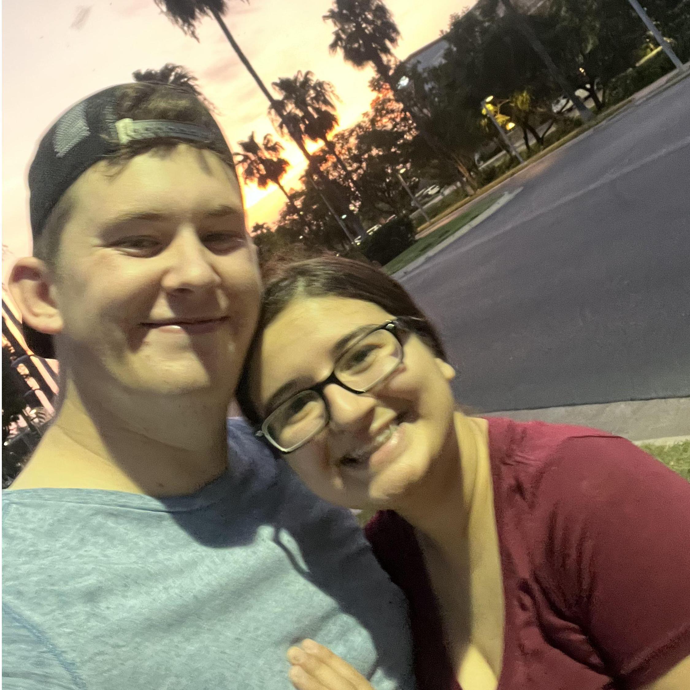Sunset Walk in McAllen