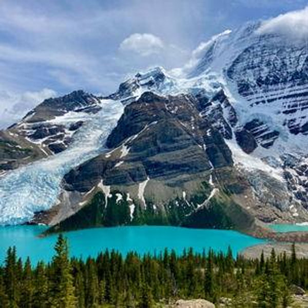 Backcountry meal Mount Robson backpacking trip