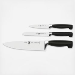 ZWILLING, Four Star 3-Piece Essentials Starter Knife Set | Zola
