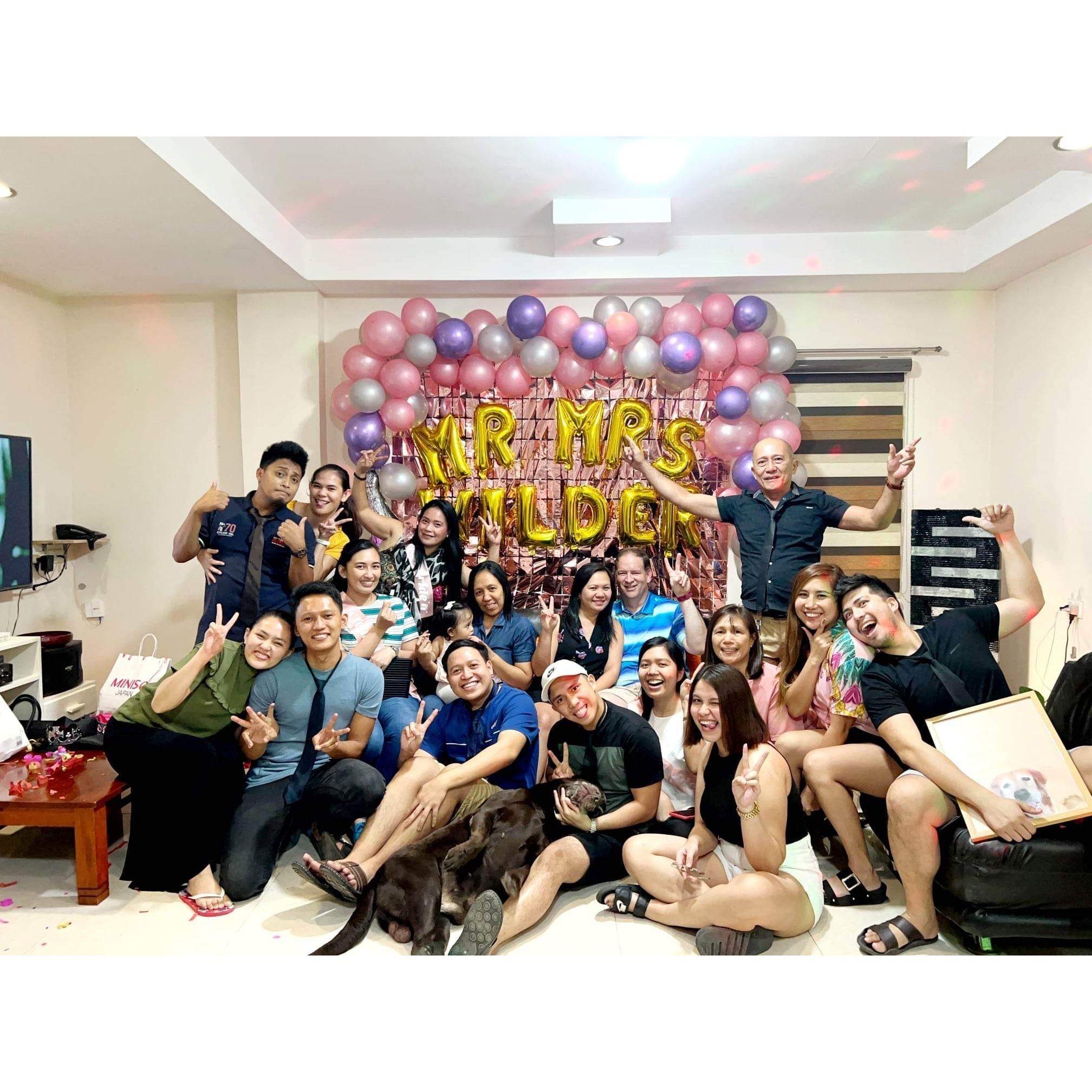 Nieces and nephews,
Surprise engagement party
Philippines