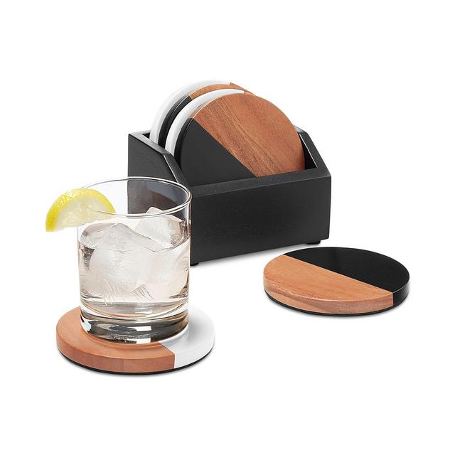 The Cellar 6-Pc. Coasters & Holder Set, Created for Macy's