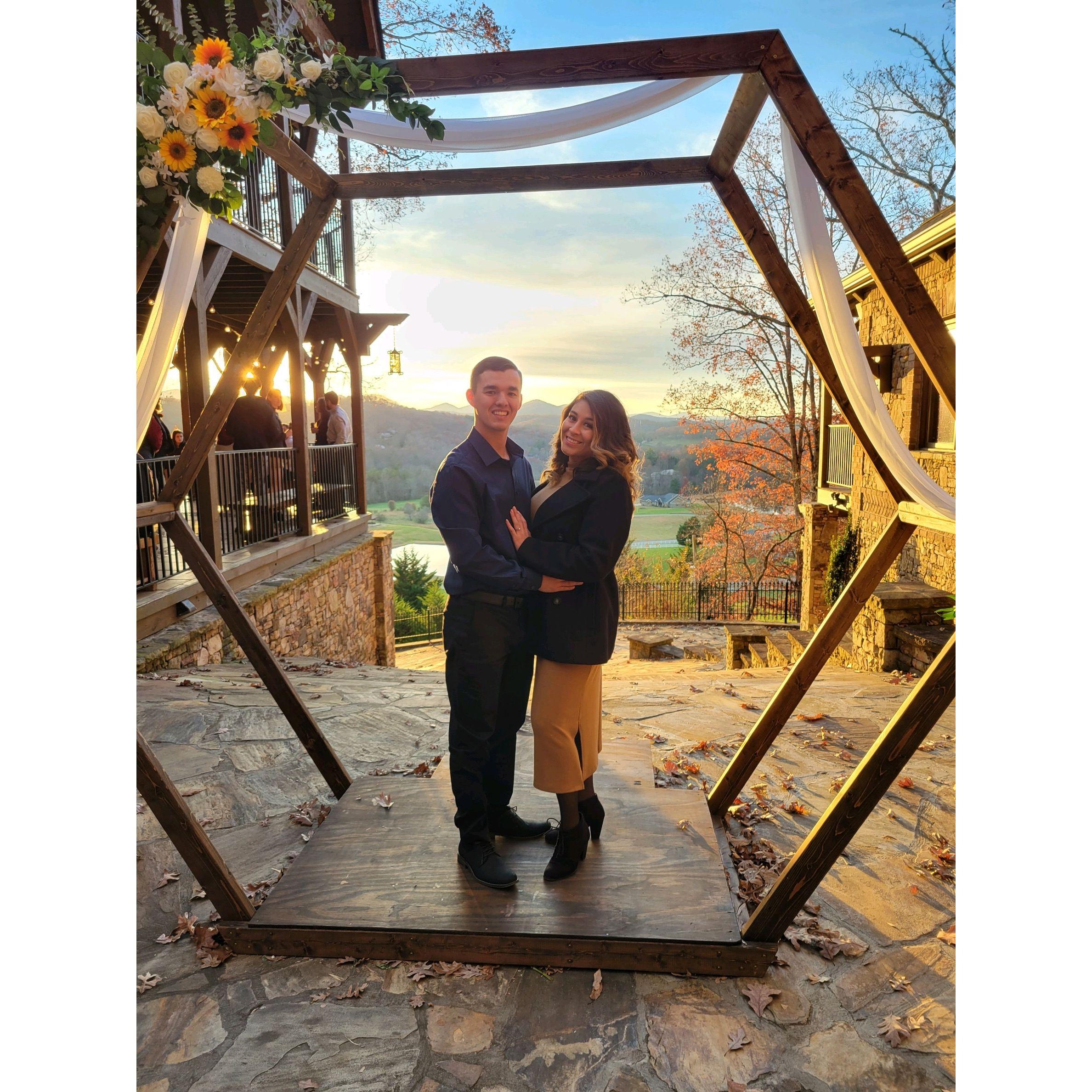 We attend to a family wedding in Georgia with amazing views!
