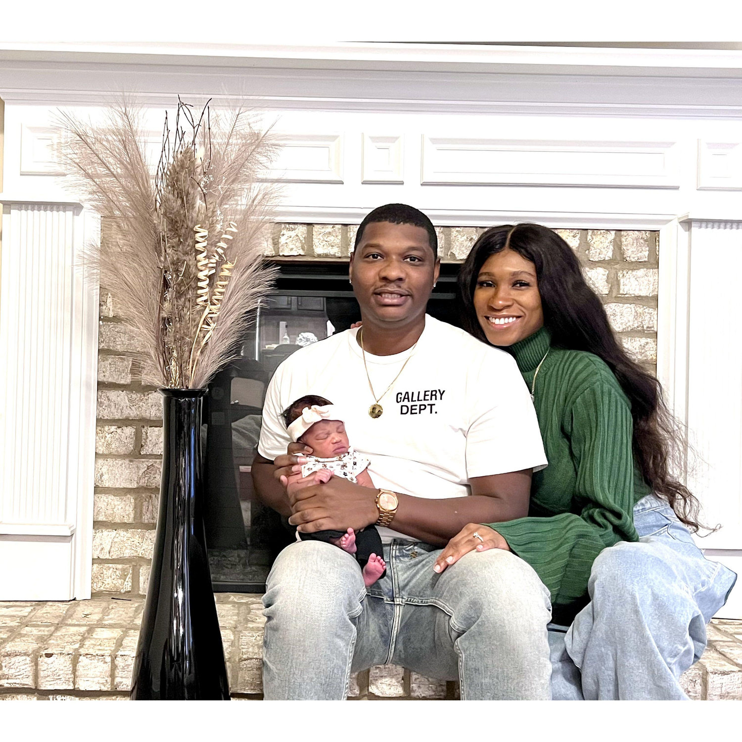 Our first thanksgiving. I did not cook!!! All our energy was on Zena!