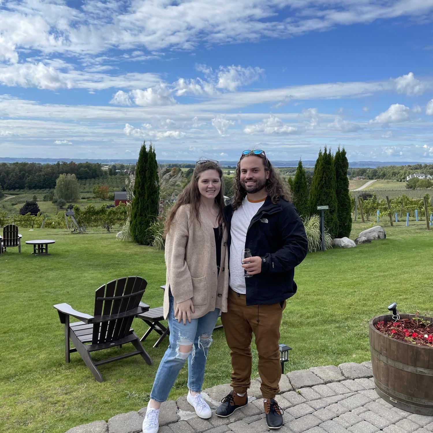Traverse City 2021- Our first time to Traverse City together. We’ve been back every year since!
