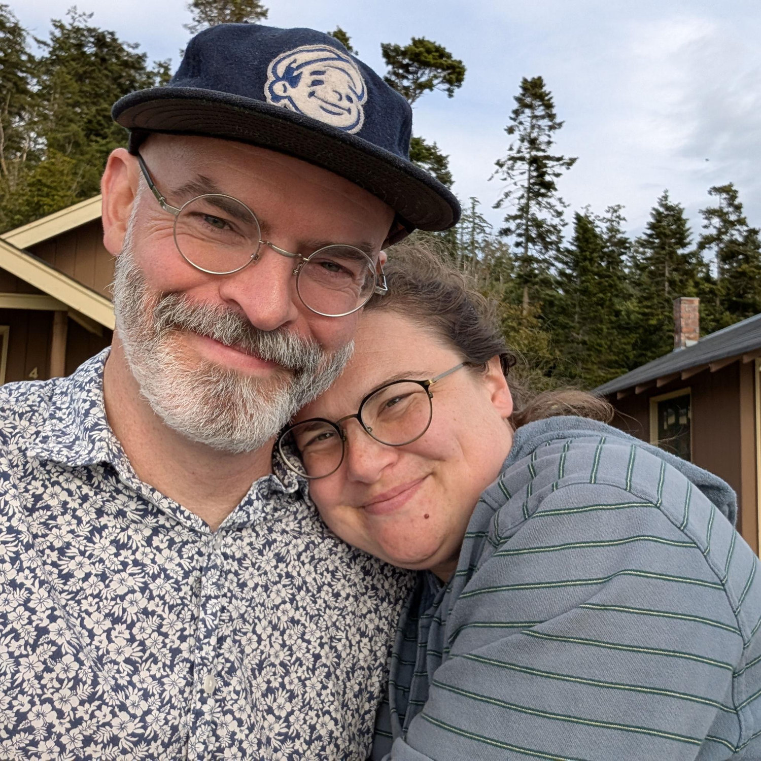 Celebrating 6 months of dating! Cama Beach Historical State Park, July 4, 2025