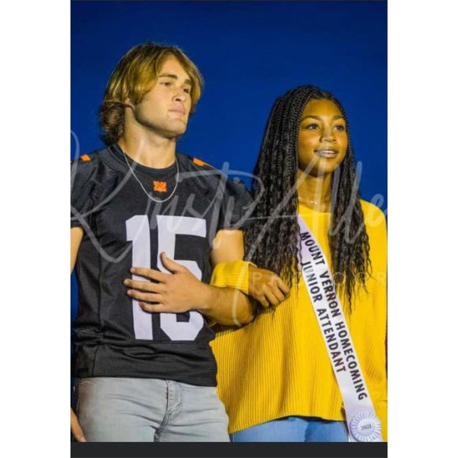 Homecoming bonfire, our junior year◡̈