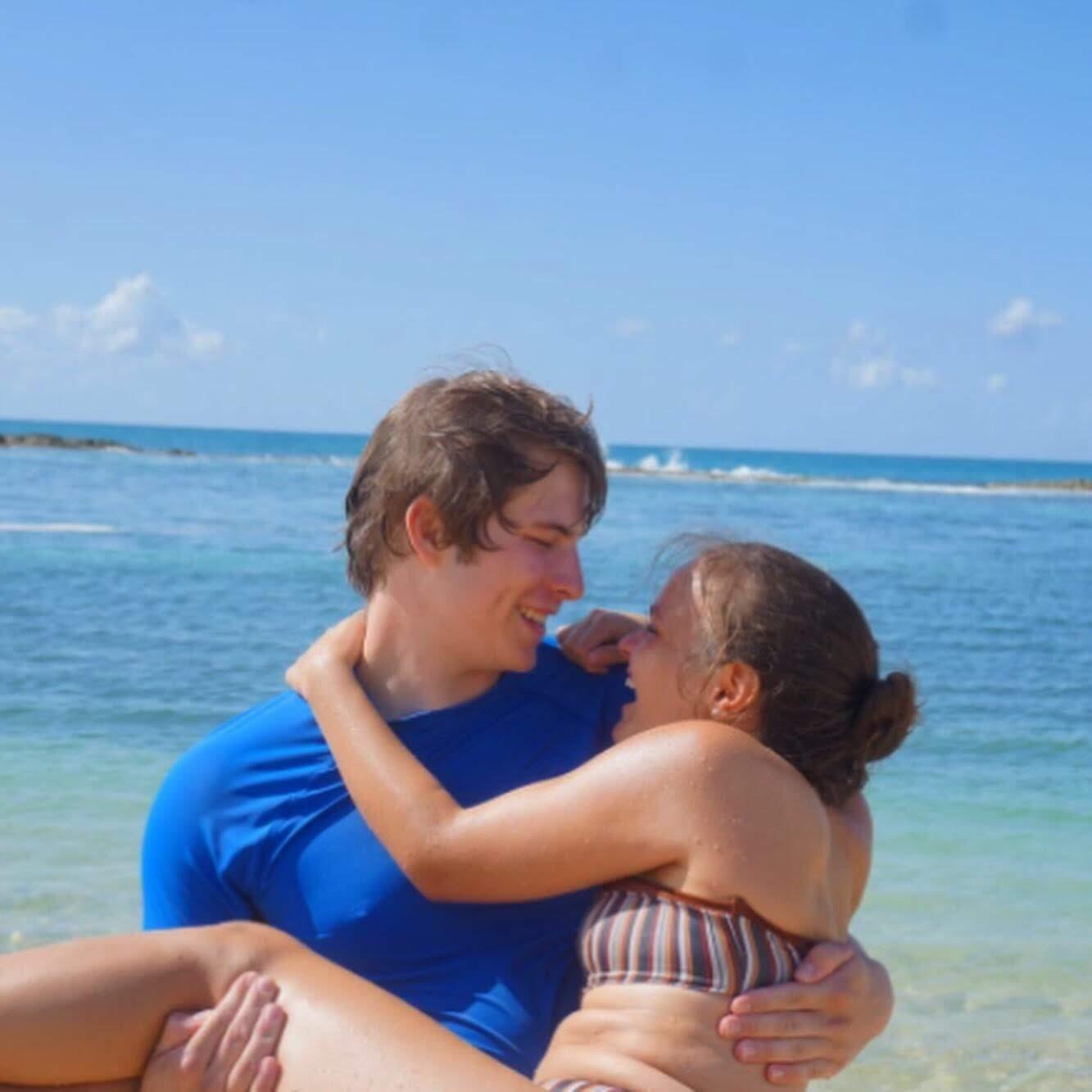 Visiting Lauren's mom in St. Martin!