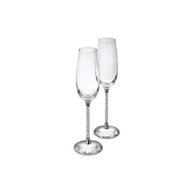 Swarovski Crystalline Toasting Flutes, Set of 2