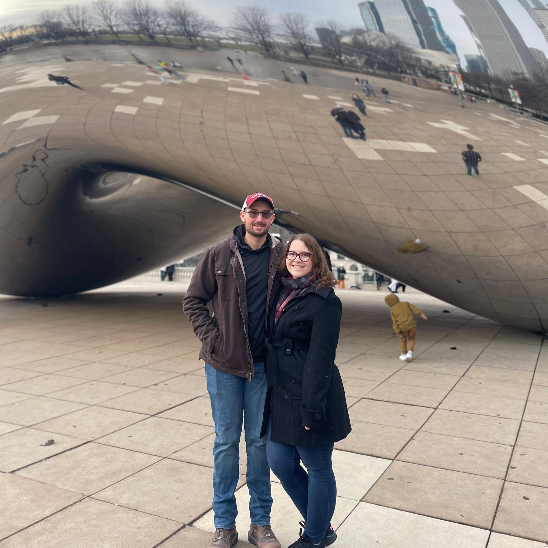 Playing tourist! The BEAN!