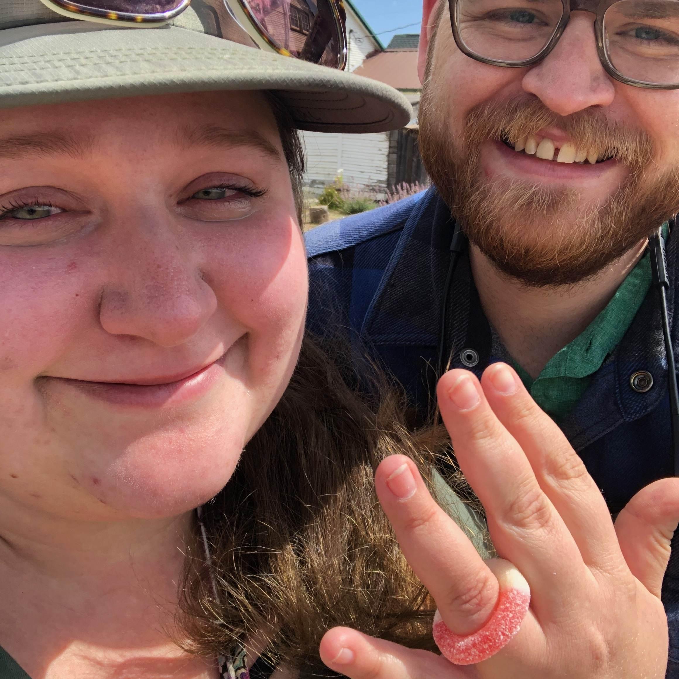 Right after Ryan proposed in Colorado!