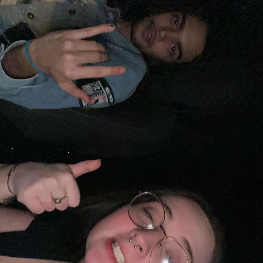 One of the fist times we reconnected and hung out! Sometime around Christmas in 2021.