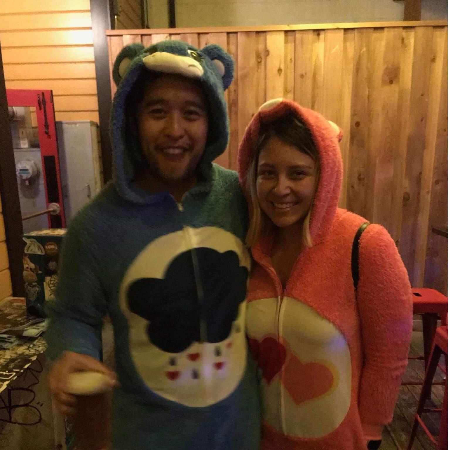 Matching one Halloween *Care Bear Stare*