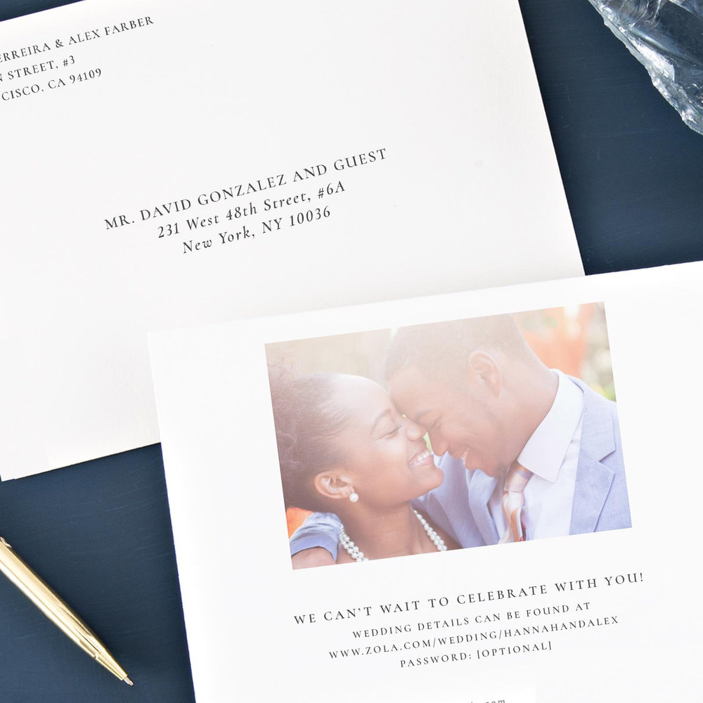 Kianna Portrait | Forest | Zola Save The Dates
