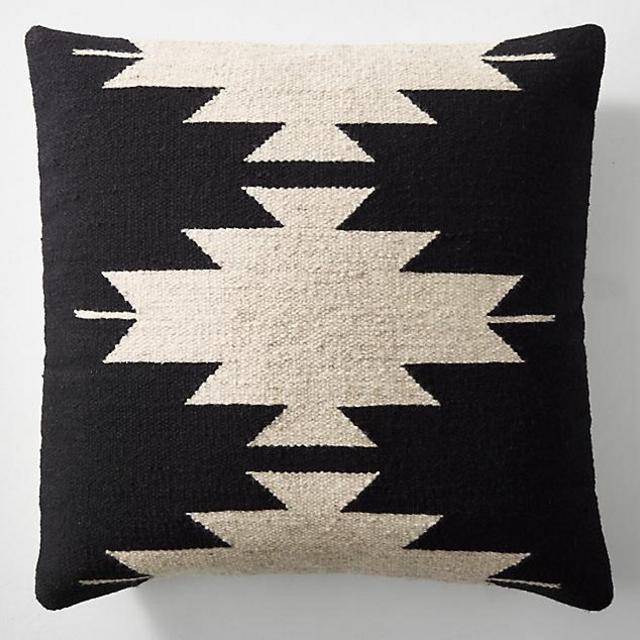 Teton Merino Wool Geo Pillow Cover - Square