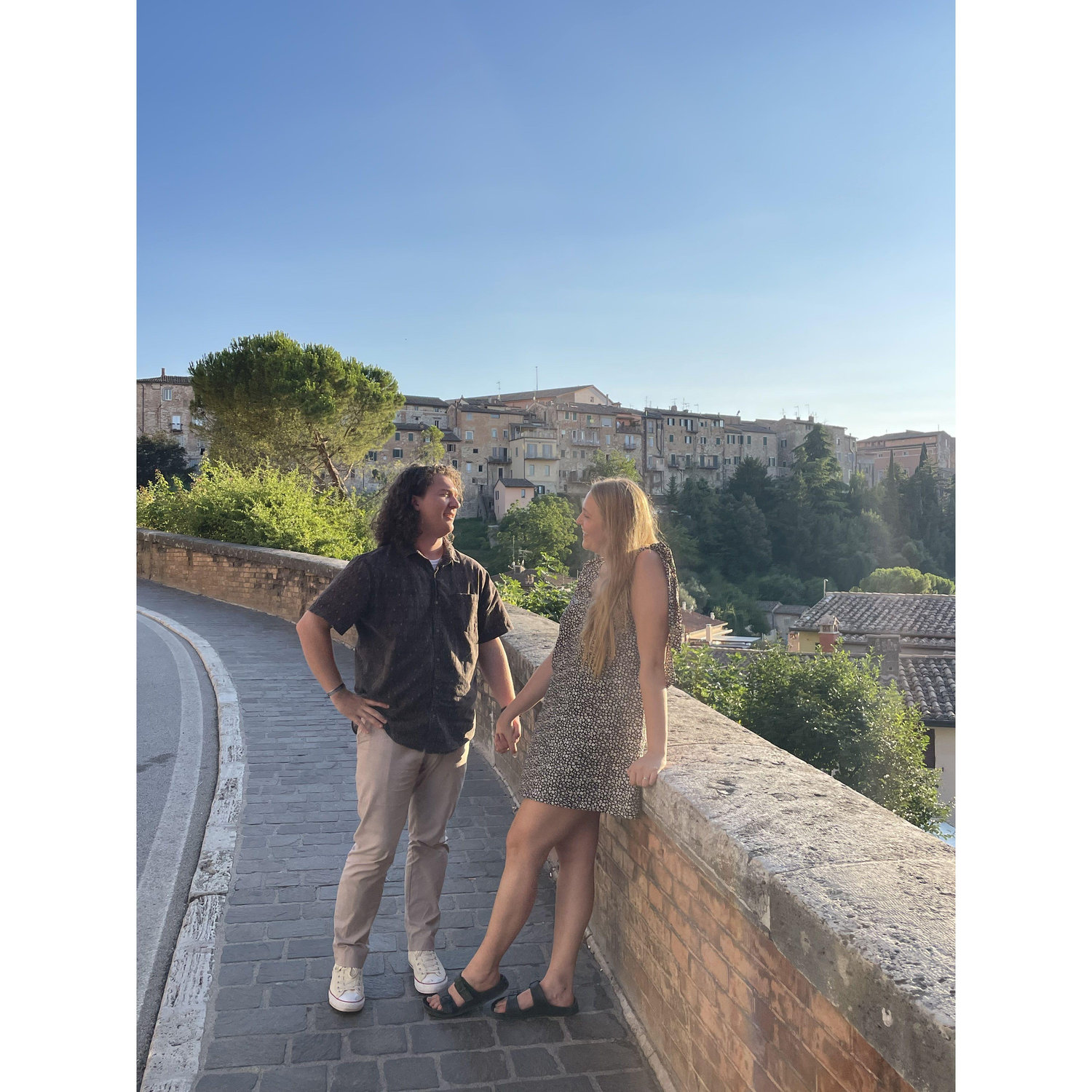 Hope & Ethan took some photos the day after their engagement in Perugia, Italy with one of Hope's friends!