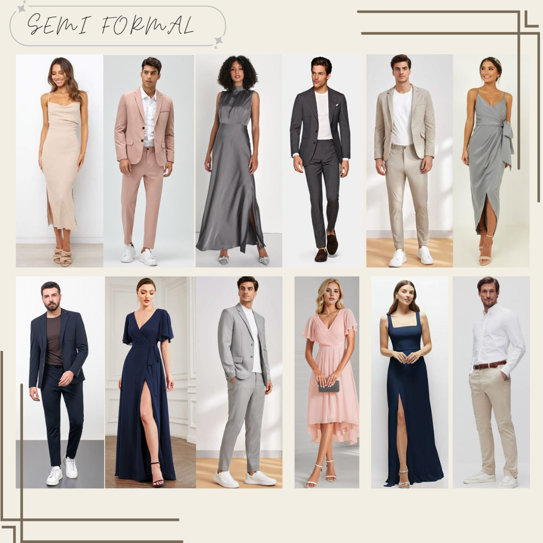 Feel free to express your style—choose an outfit that’s both comfortable and effortlessly stunning for the celebration!