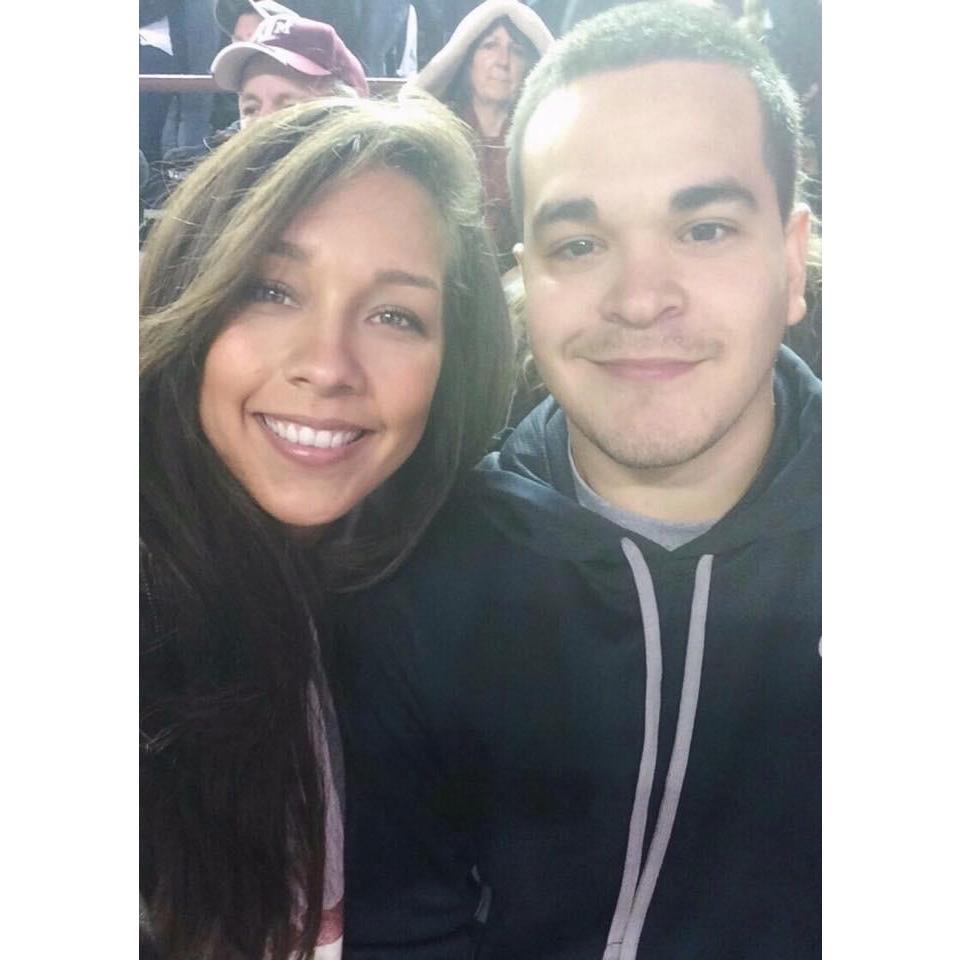 Our very first boyfriend/girlfriend obligatory Facebook photo. The rest was history!