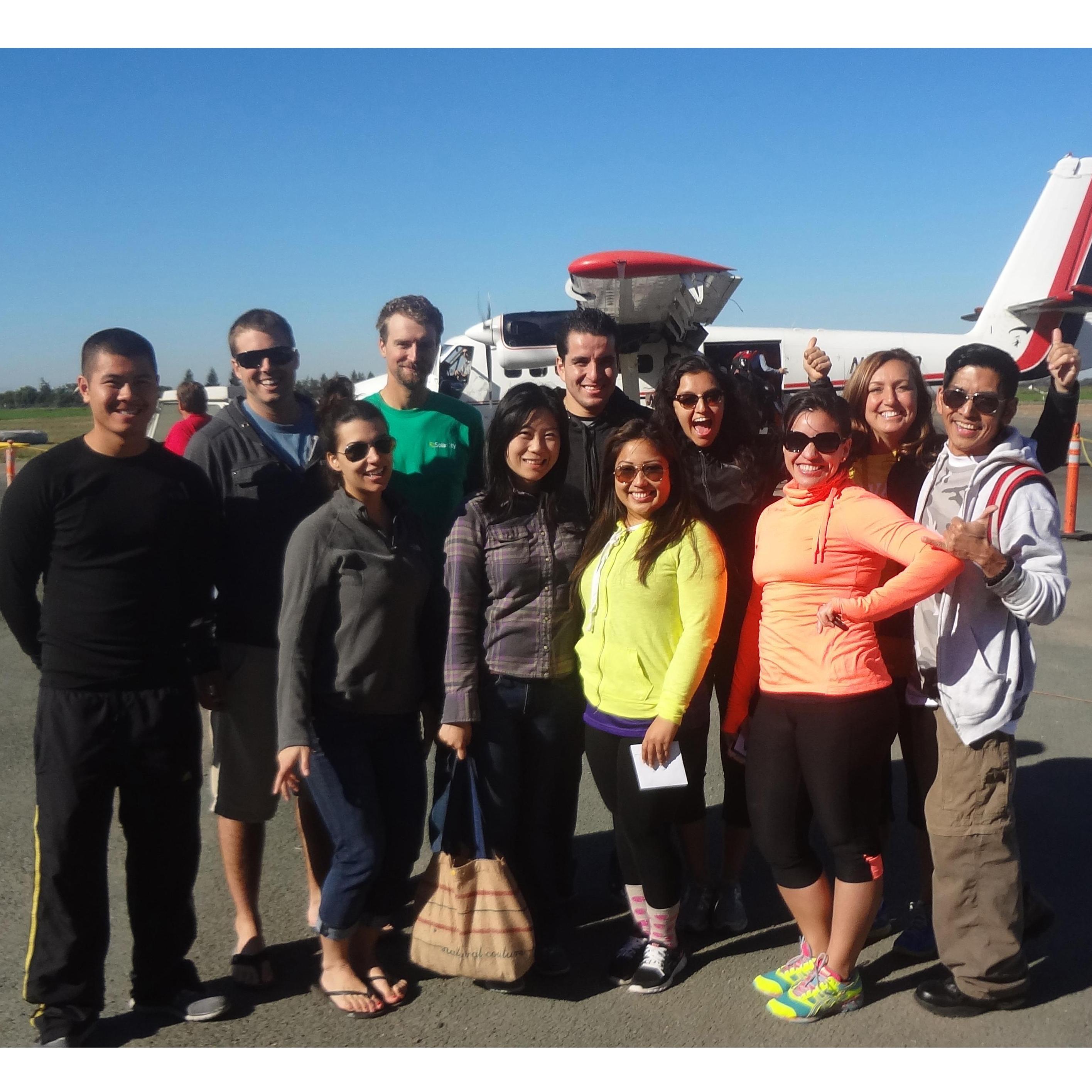 We jumped out of this plane - October 2014