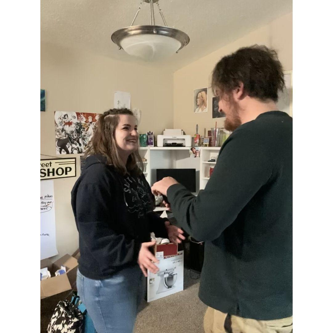 This is when we got engaged