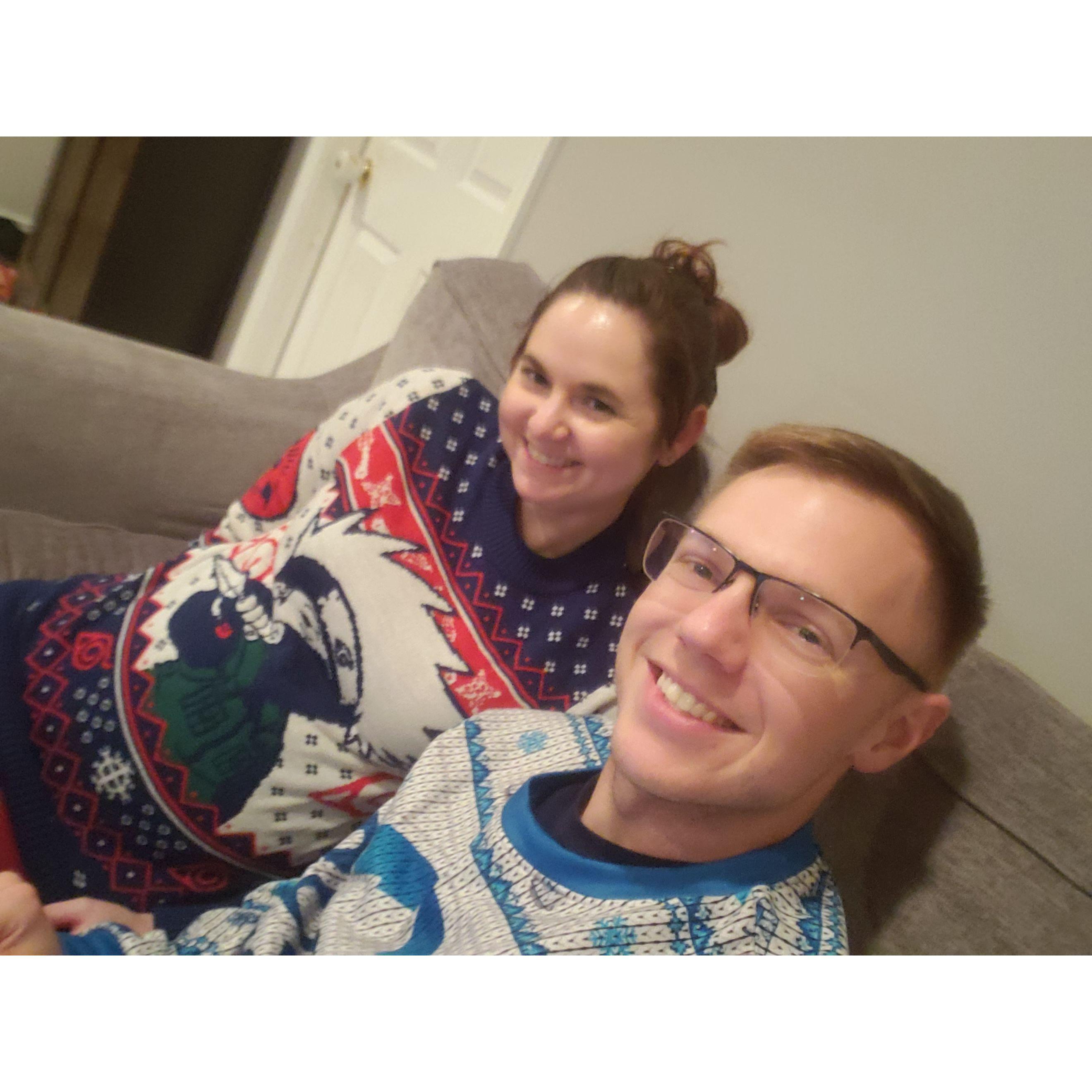 In Ugly Christmas Sweaters