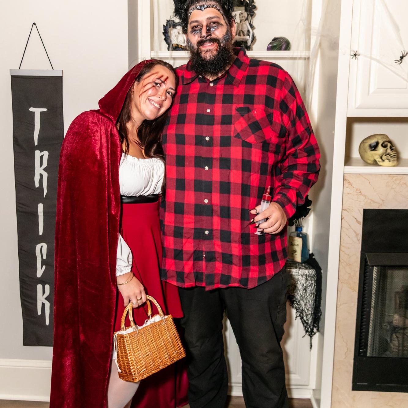Our friends, Courtney and Quinn, Wedding Halloween Party!