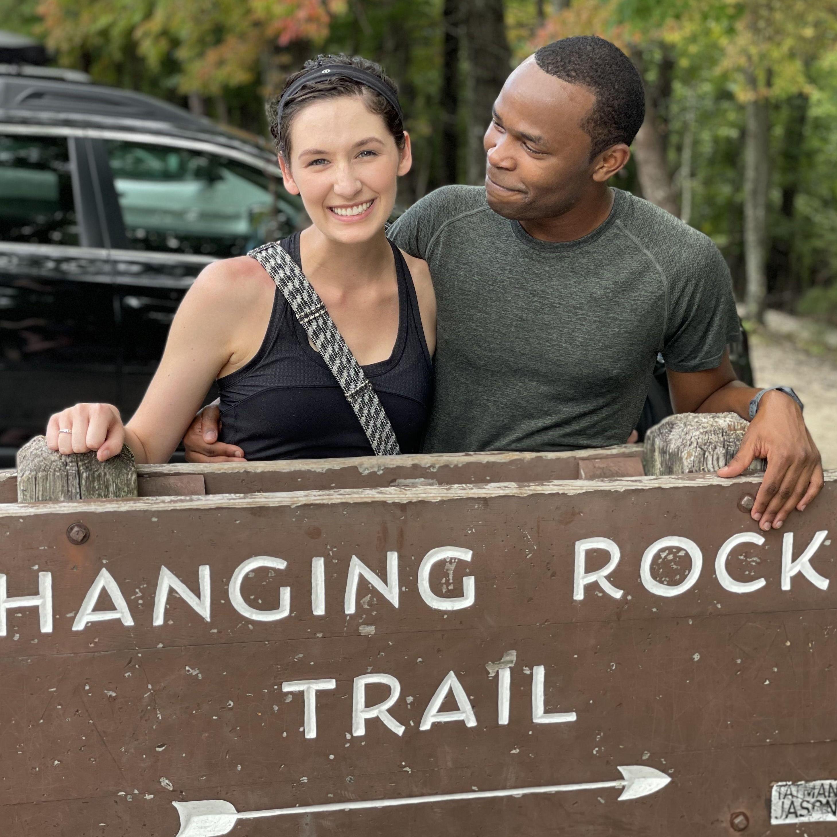 During Eric's first trip to North Carolina, we tested one another's affinity for the outdoors and were thrilled to find out that we love being in nature and will never turn down a challenging hike!