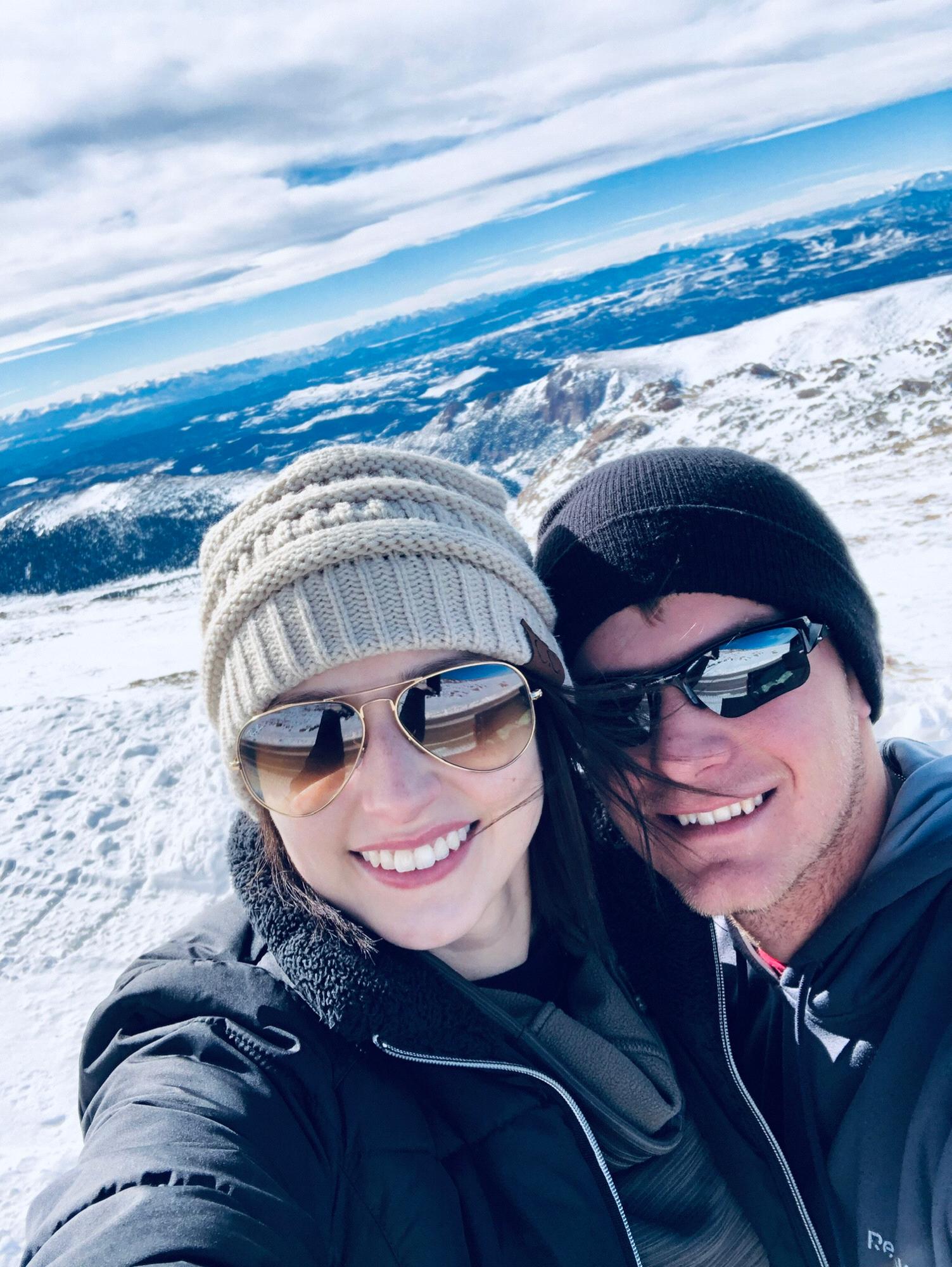 Top of Pikes Peak in Colorado!