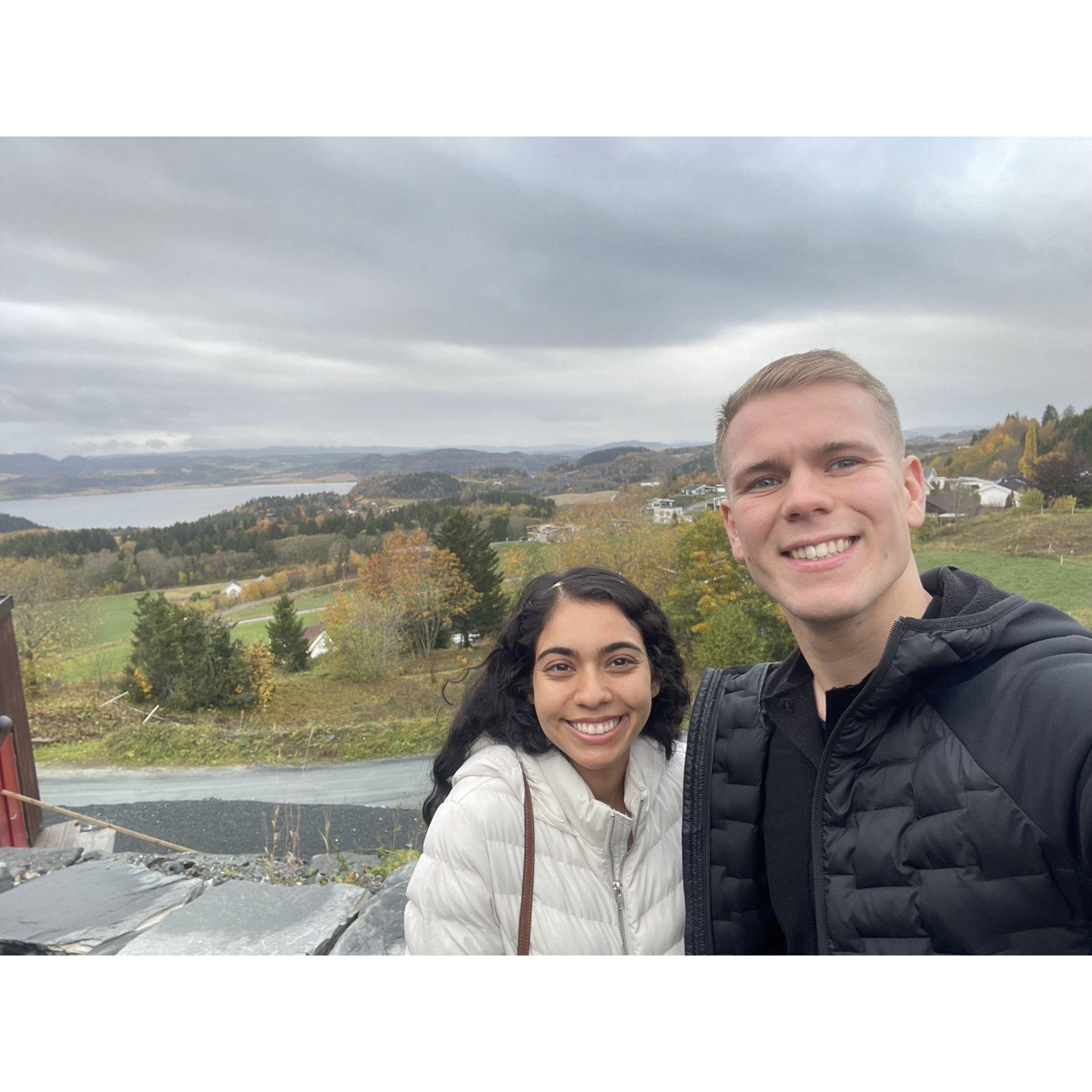 Kayla's first trip to Norway