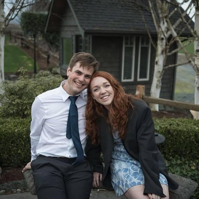 In Washington a few days before we got engaged.