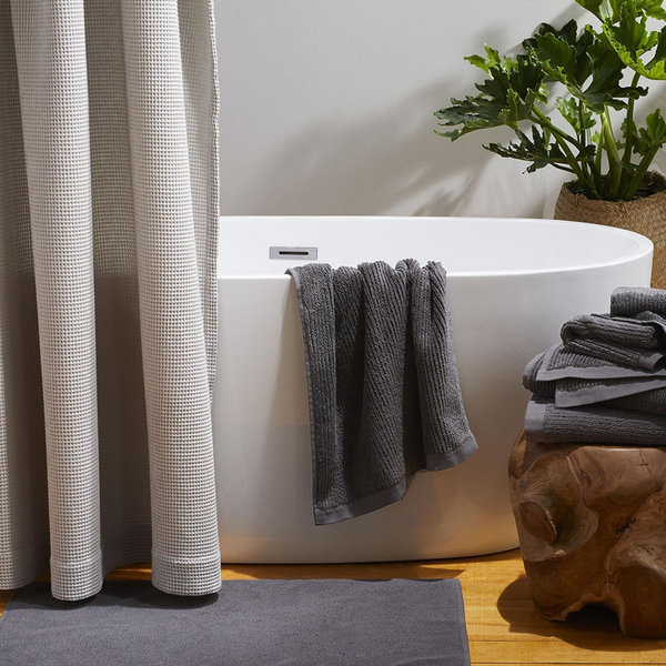 Temescal Organic Ribbed Bath Mat - Thumbnail 5