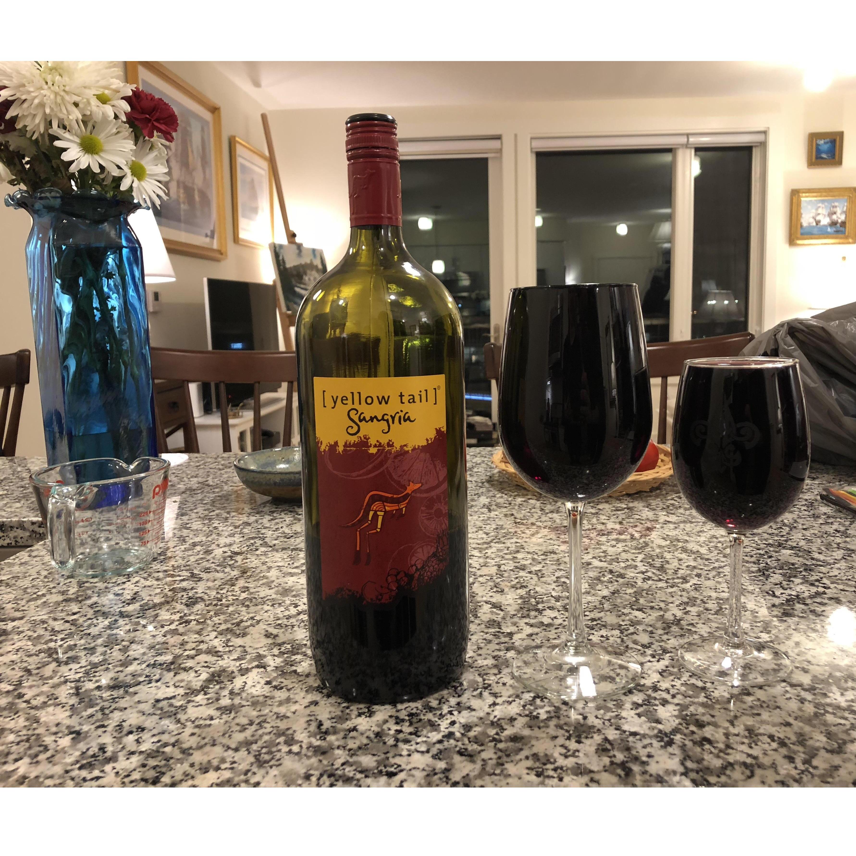 "His" & "Hers" wine hehe