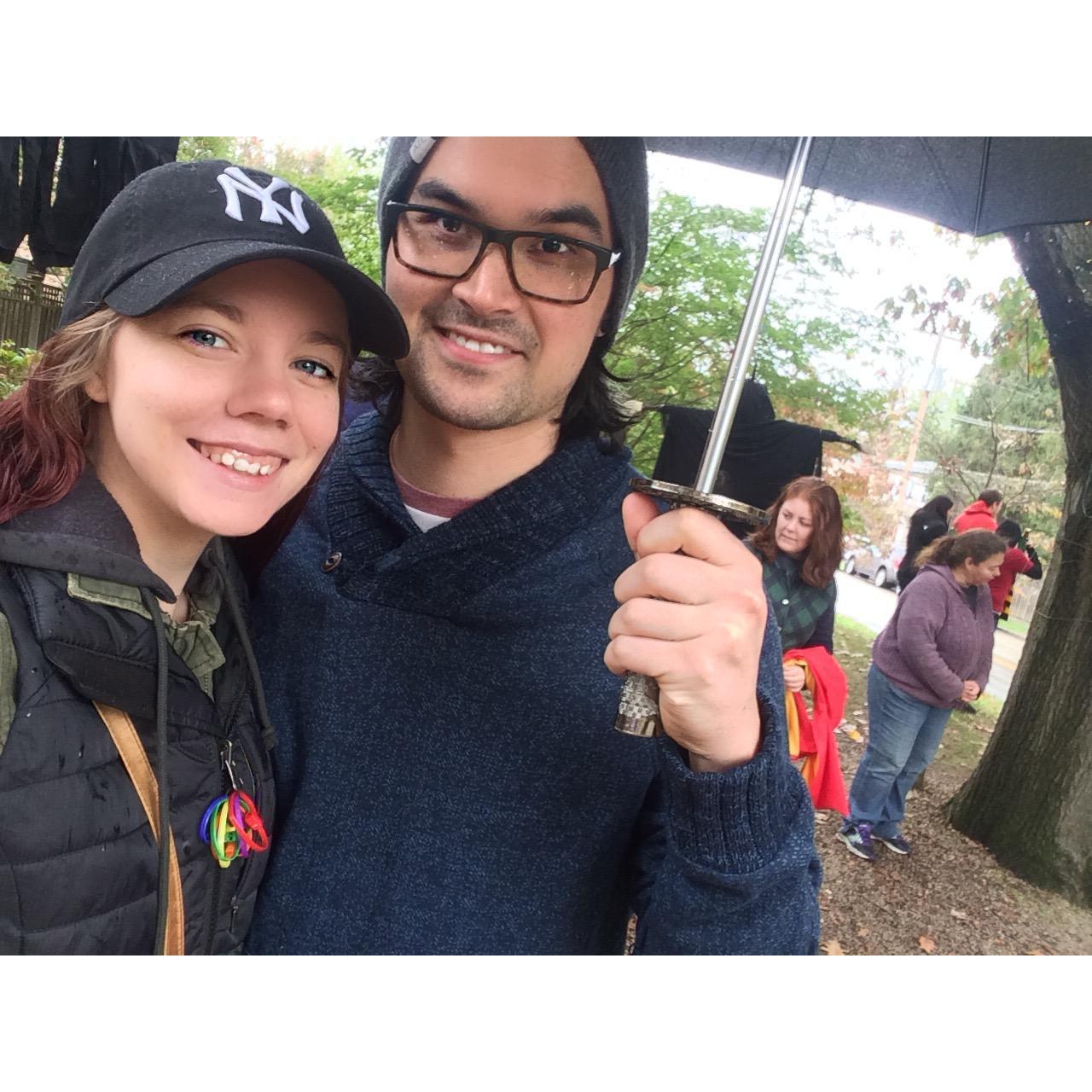 First trip together. Harry Potter Festival 2016!