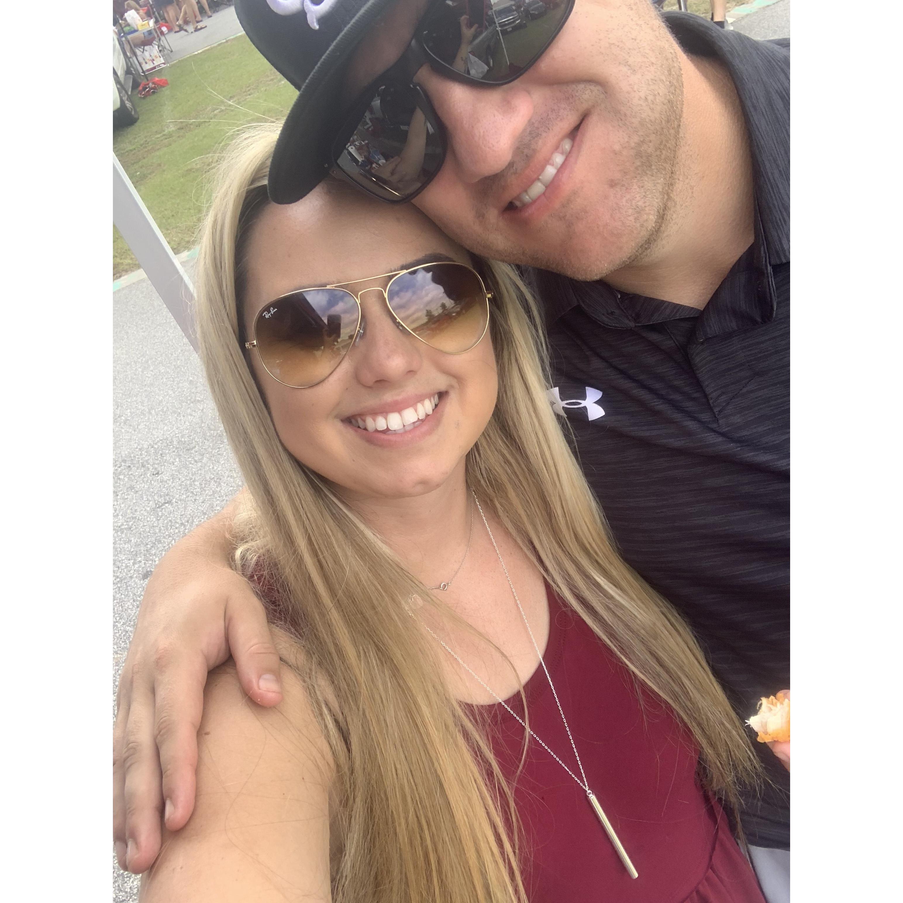 Doing what we love most... tailgating for college football. Alabama @ South Carolina 2019