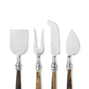 Bone Handled Cheese Knives, Set of 4