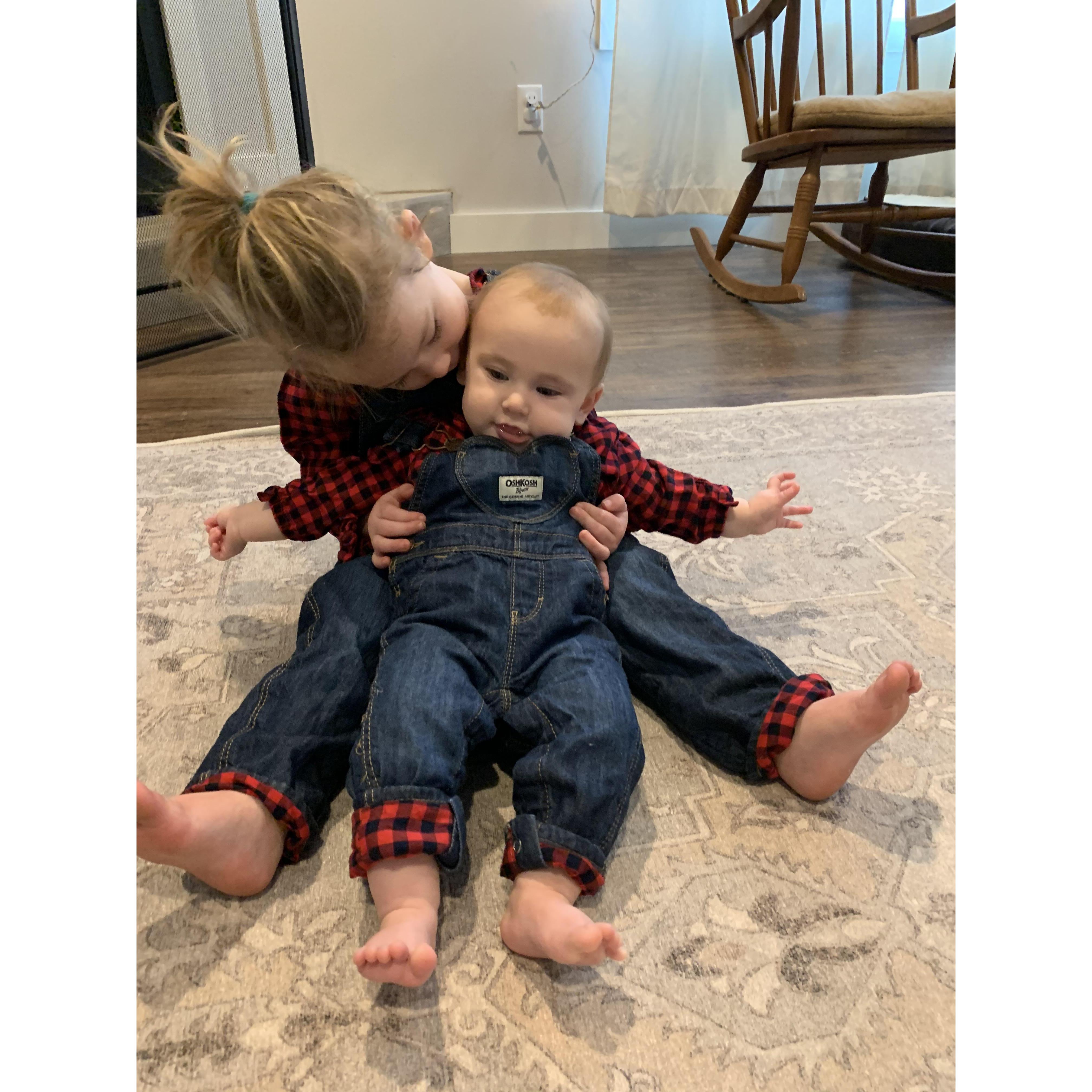 Harper and Saylor winter 2021.