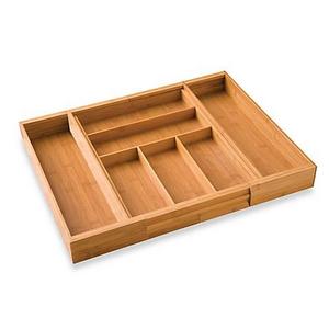 TruBamboo - Bamboo Expandable Cutlery Tray