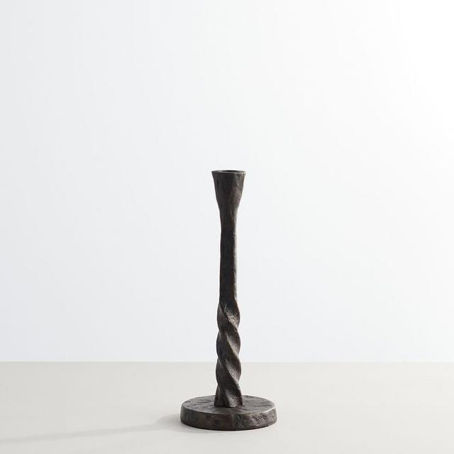 Easton Iron Candlesticks, Bronze, Small Taper