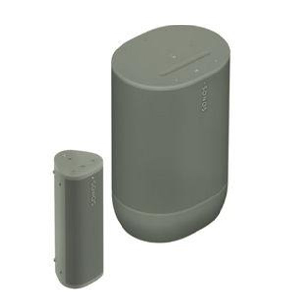 Portable Speaker Set with Move 2 and Roam 2 - Sonos in Olive