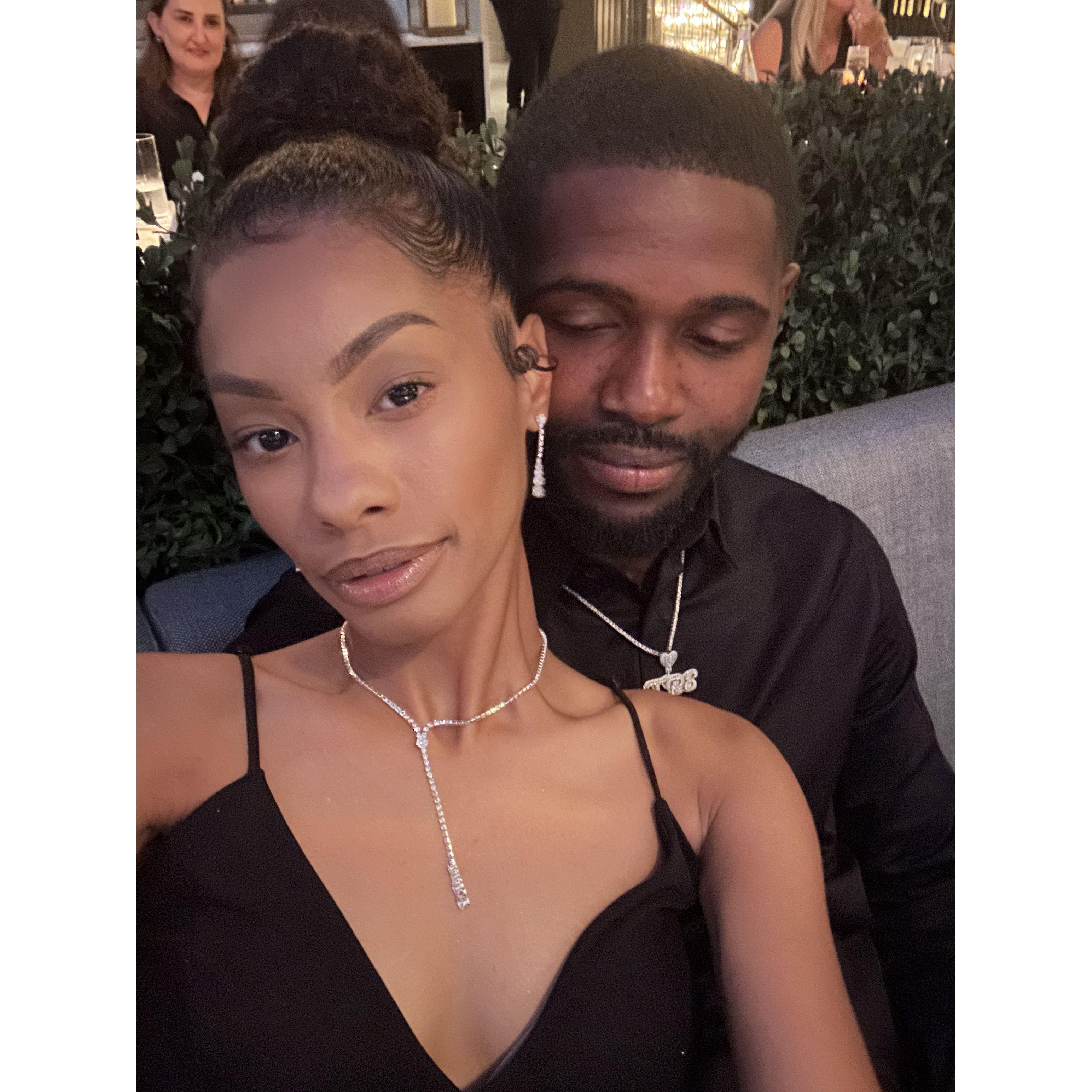 First anniversary dinner !