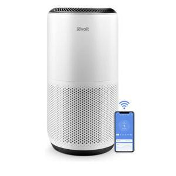 LEVOIT Air Purifiers for Home Large Room Up to 1733 Ft² With HEPA Sleep Mode, AHAM VERIFIDE, Auto Mode, Air Quality Monitor, Smart WiFi, 3-in-1 Filter For Pet Allergy, Smoke, Dust, Core 400S-P, White