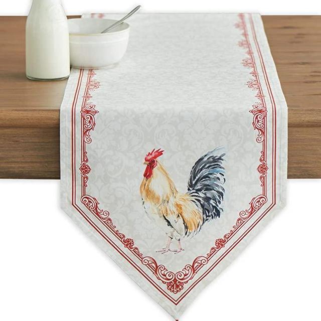 Maison d' Hermine Campagne 100% Cotton Table Runner for Party | Dinner | Holidays | Kitchen | Spring/Summer (14.5 Inch by 108 Inch)