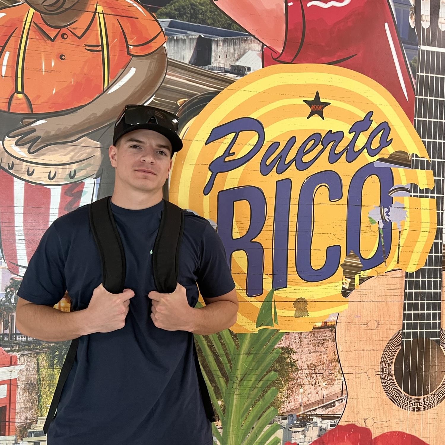 Oshean’s first time in Puerto Rico 🇵🇷 🤍