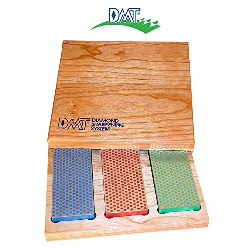 Diamond Machine Technology (DMT) 3-6-in. Diamond Whetstone Models Sharpener in Hard Wood Box (W6EFC)