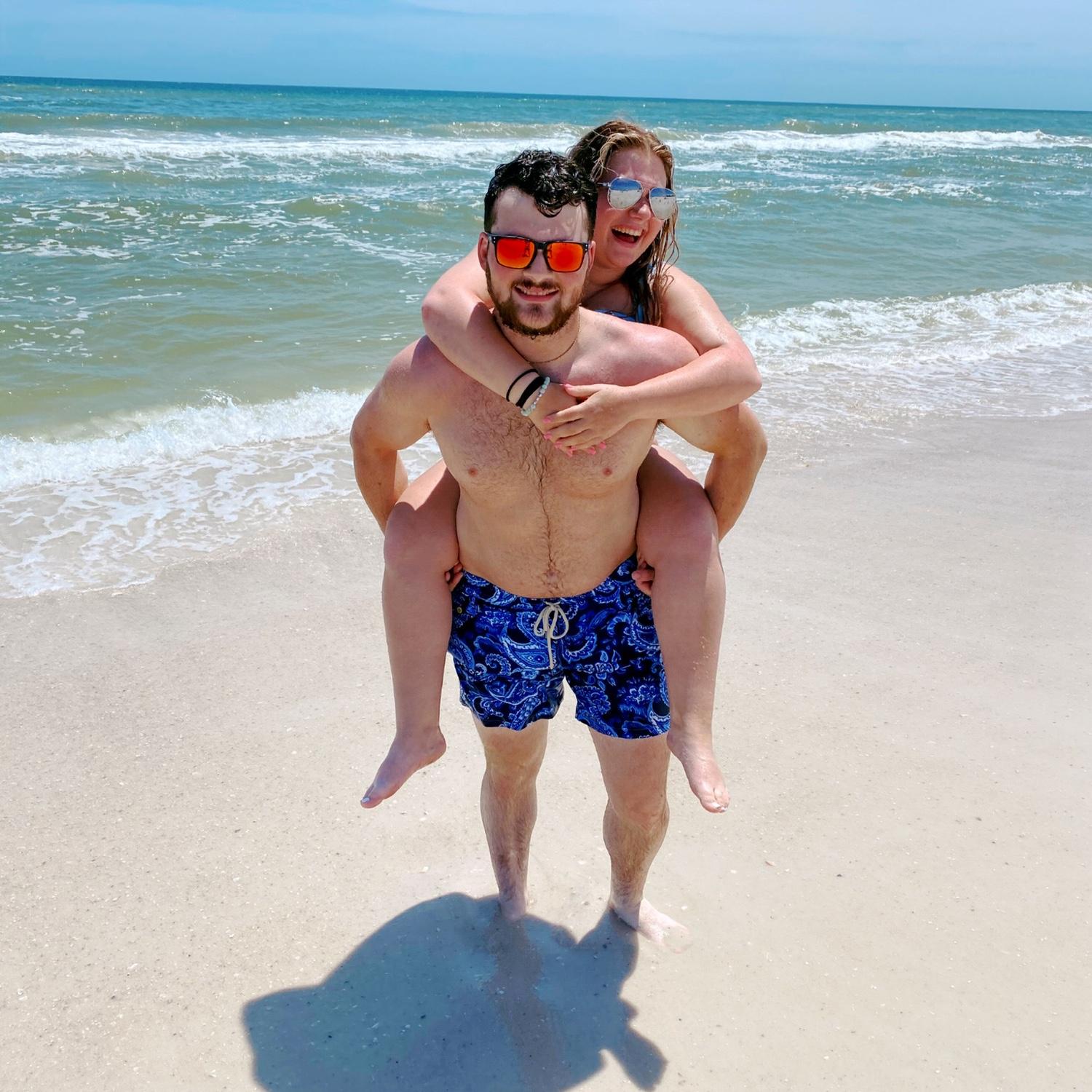 First beach trip in May of 2021