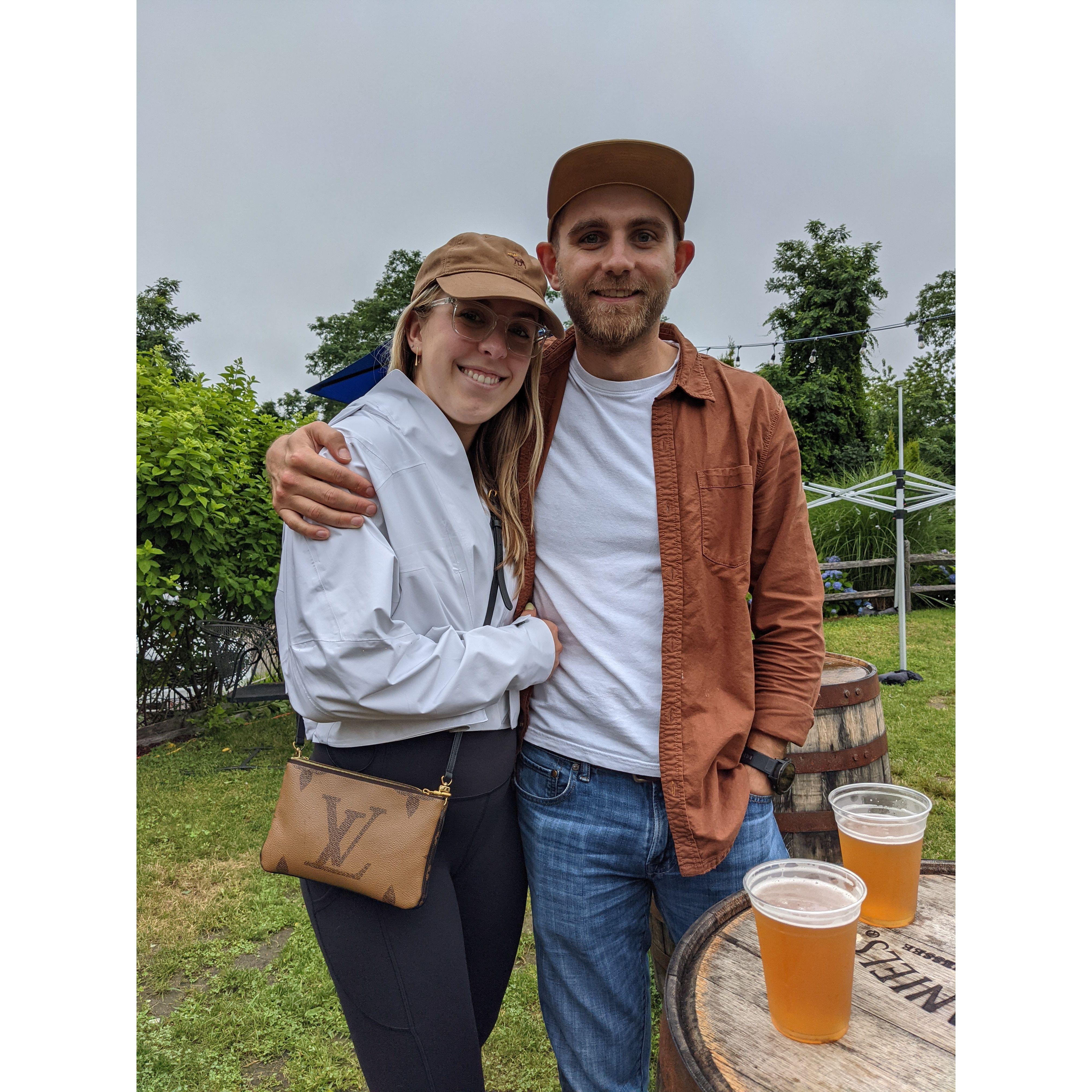 At Hog's Island Brewery on the Cape