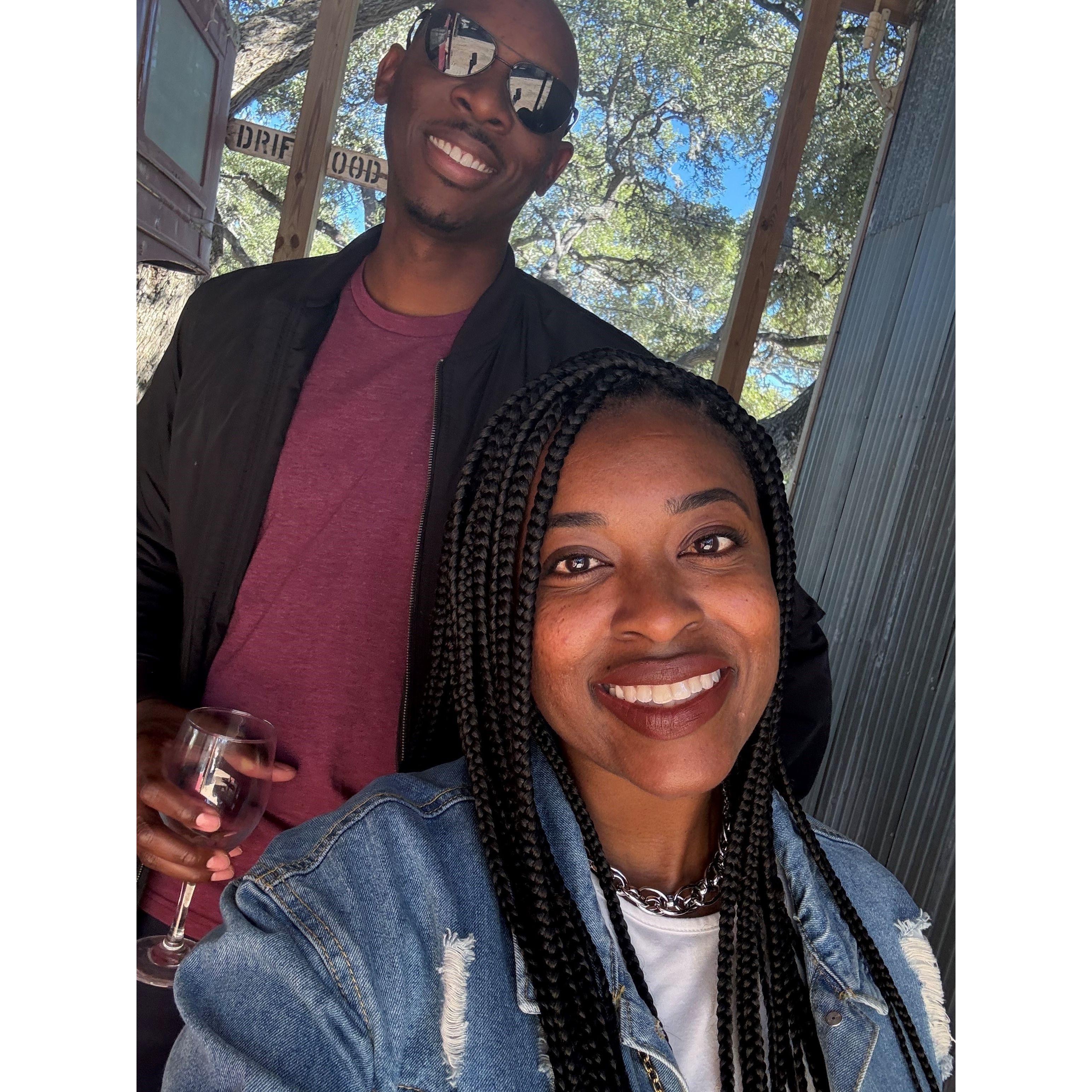 What's better than a little rest and relaxation? Wine at Wimberly Valley Winery in Driftwood, TX!