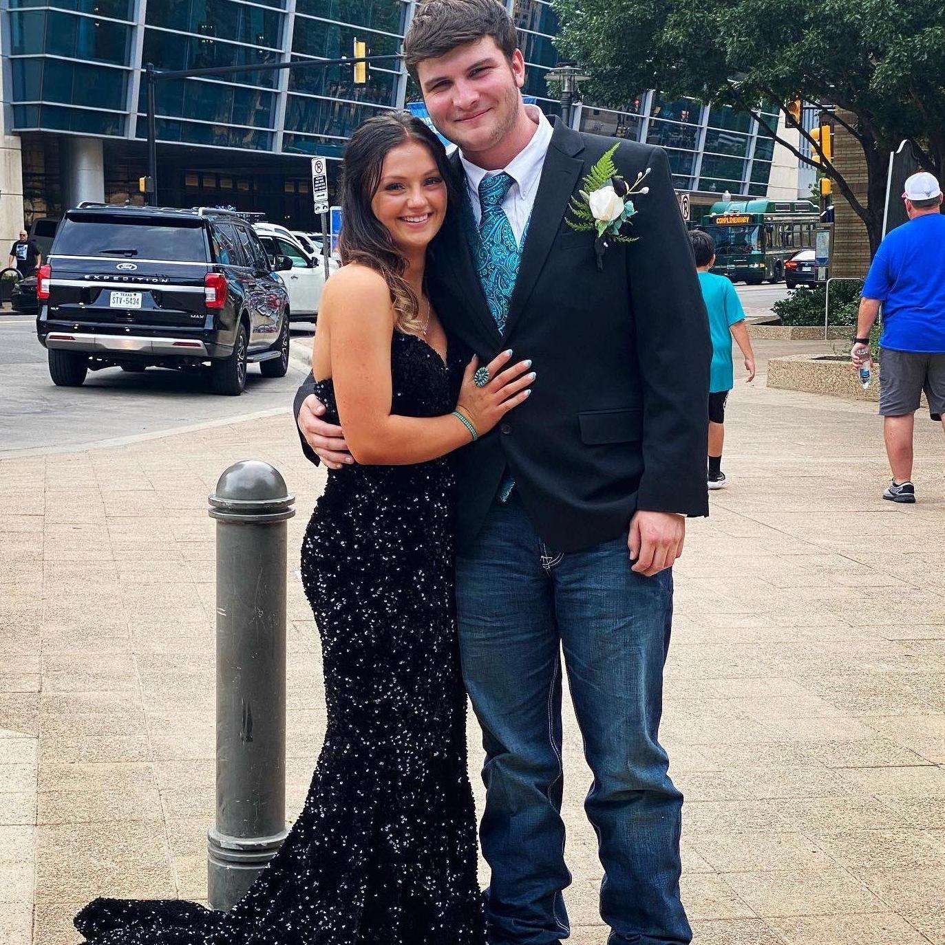 Had to get all dressed up for prom!